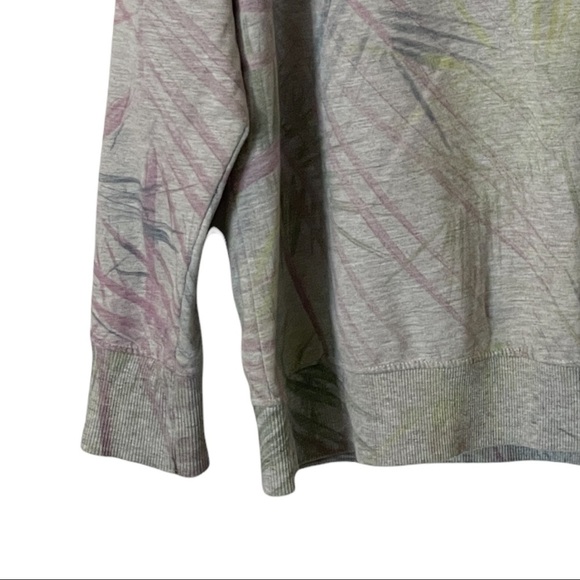 Pull&Bear Gray Sweatshirt with Blue Text - Picture 6 of 8